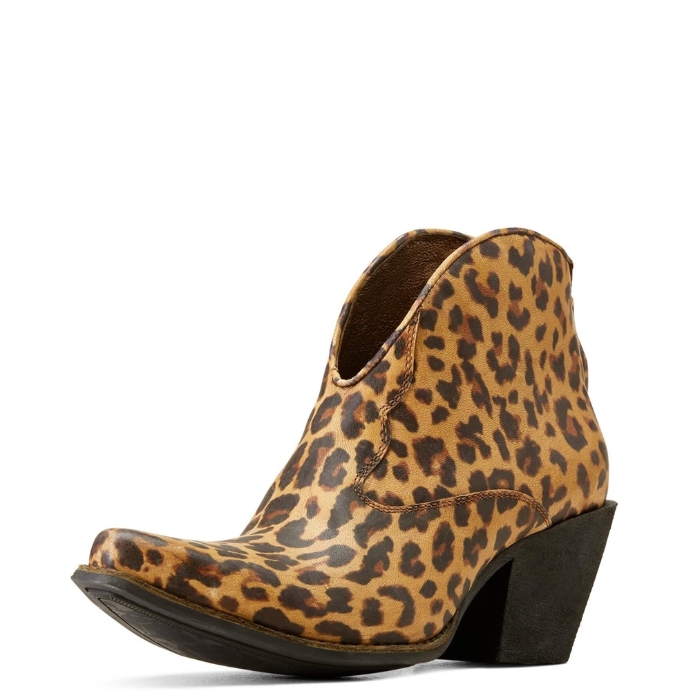 Ariat Leopard Print Ankle Booties